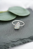 Dark Australian Opal Ring