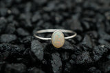 Fiery Australian Opal Ring