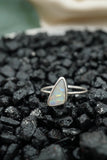 Dark Australian Opal Ring