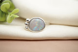 Dark Australian Opal Ring