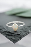Fiery Australian Opal Ring