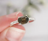 Green Yellow Montana Sapphire Ring