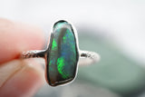 Green and Black Opal Ring- Oopsie