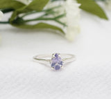 Sterling Silver Tanzanite Ring