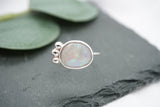 Dark Australian Opal Ring