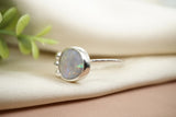 Dark Australian Opal Ring