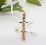 Gold Bar Montana Sapphire Ring