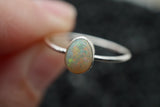 Fiery Australian Opal Ring