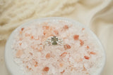 Cloudy Green Montana Sapphire Ring