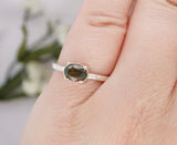 Green Yellow Montana Sapphire Ring