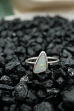 Dark Australian Opal Ring