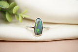 Green and Black Opal Ring- Oopsie