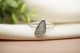 Dark Australian Opal Ring