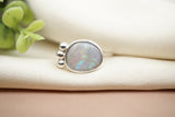 Dark Australian Opal Ring