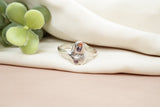 Set In Stone, Lavender & Peach Sapphire