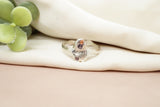 Set In Stone, Lavender & Peach Sapphire