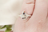 Set In Stone, Lavender & Peach Sapphire