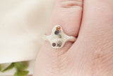 Set In Stone, Lavender & Peach Sapphire