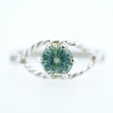 Stunning Teal Montana Sapphire Ring