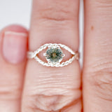 Stunning Teal Montana Sapphire Ring