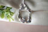 Flowing Metal Blue Montana Sapphire Necklace