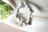 Flowing Metal Blue Montana Sapphire Necklace