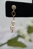 Pink Freshwater Pearl Earrings