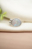 Dark Australian Opal Ring