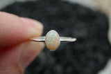 Fiery Australian Opal Ring