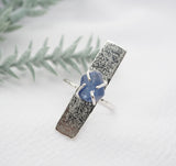 Raw Blue Sapphire Ring