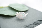 Dark Australian Opal Ring