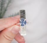 Raw Blue Sapphire Ring