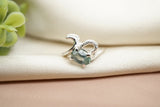Teal Montana Sapphire Ring