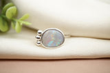 Dark Australian Opal Ring