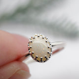 Mintabie Australian Opal Ring