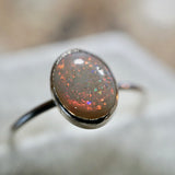 Stunning Mintabie Australian Opal Ring