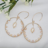 Gold-Filled Pink Freshwater Pearl Earrings