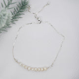 White Freshwater Pearl Bracelet