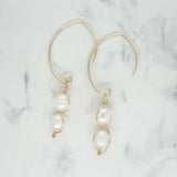 Dangle Freshwater Pearl Earrings