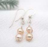 Pink Freshwater Pearl Earrings
