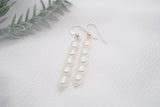 White Freshwater Pearl Earrings