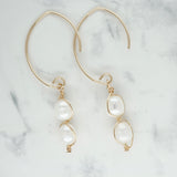 Dangle Freshwater Pearl Earrings