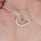 Montana Sapphire Heart Necklace