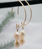 Dangle Freshwater Pearl Earrings