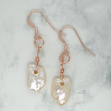 Dangle Freshwater Pearl Earrings
