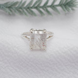 Exquisite Rutilated Quartz Ring