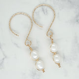 Dangle Freshwater Pearl Earrings