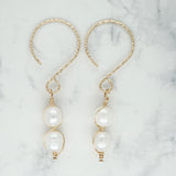 Dangle Freshwater Pearl Earrings