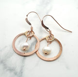 Dangle Freshwater Pearl Earrings