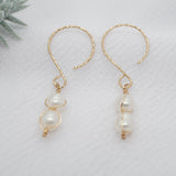 Dangle Freshwater Pearl Earrings